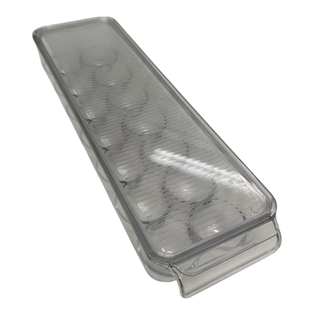 Egg Holder 14 Clear Plastic Refrigerator Container Storage Organizer Tray EUC